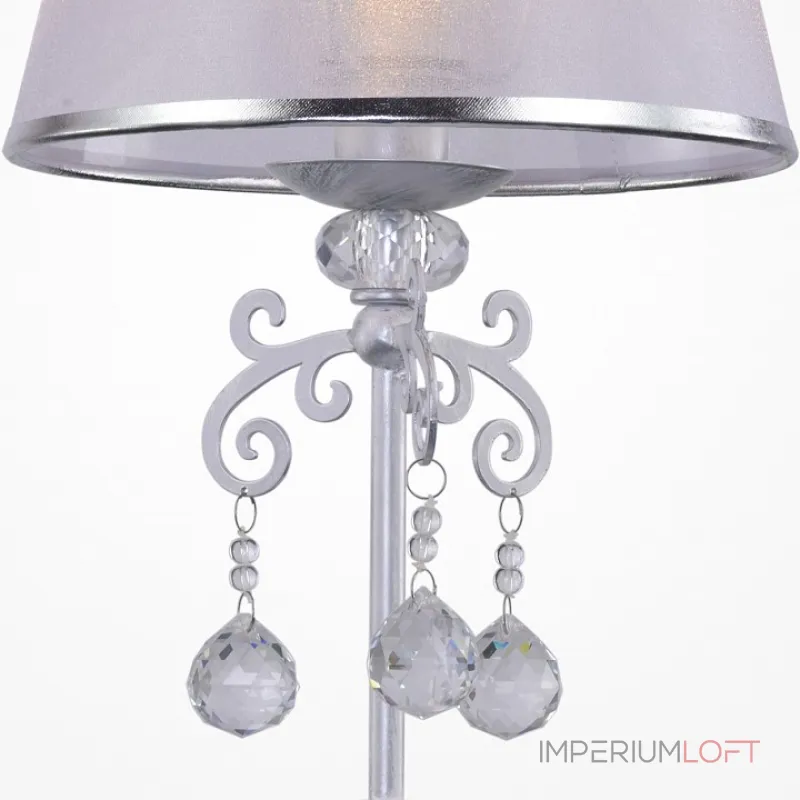 Настольная лампа декоративная Rivoli Neve T1 SL Б0038402 Цвет арматуры серебро Цвет плафонов серебро Настольная лампа декоративная Rivoli Neve T1 SL Б0038402 Цвет арматуры серебро Цвет плафонов серебро