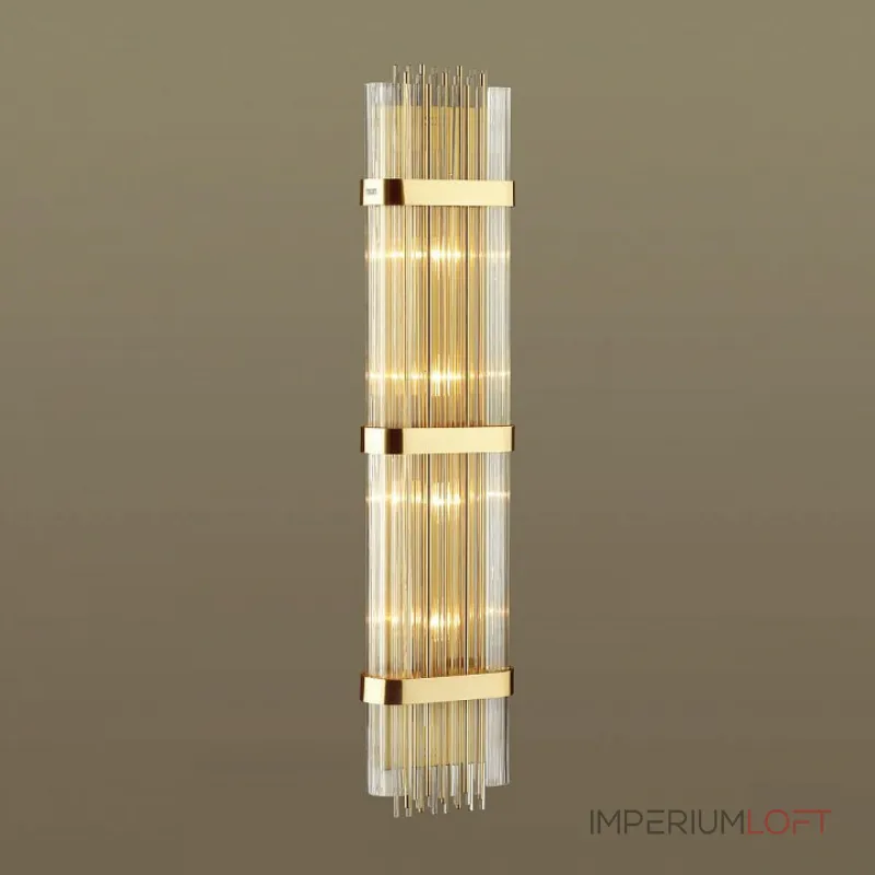 Накладной светильник Odeon Light Empire 4853/6W Цвет плафонов прозрачный Цвет арматуры золото от ImperiumLoft Накладной светильник Odeon Light Empire 4853/6W Цвет плафонов прозрачный Цвет арматуры золото от ImperiumLoft