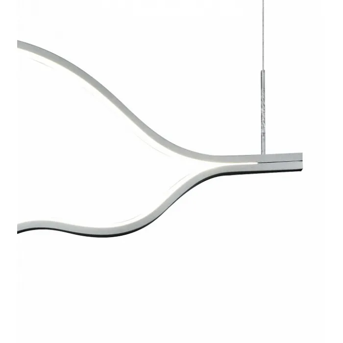 08258-120,16P Подвес Линн серебро w120*3 h200 Led 45W (4000K) от ImperiumLoft