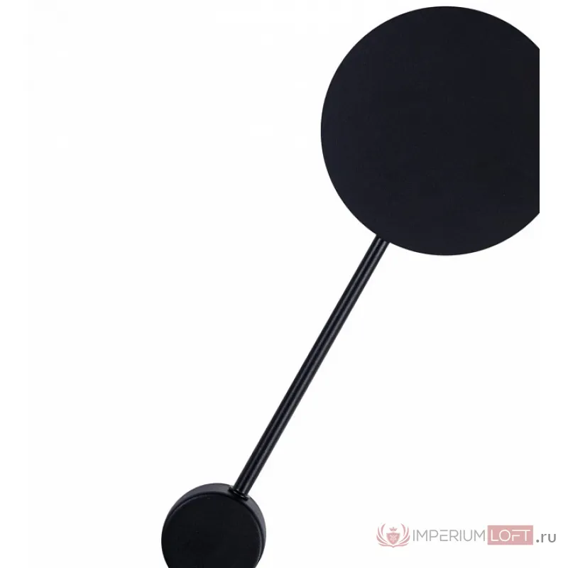 2208-1A,19 Бра Фирс черный d14 h38 Led 5W (4000K) от ImperiumLoft