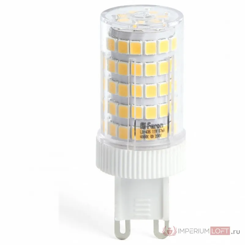 Лампа светодиодная Feron Lb 435 G9 11Вт 4000K 38150 от ImperiumLoft