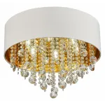 Накладной светильник ST-Luce Lacchia SL1350.502.06 Цвет арматуры хром Цвет плафонов золото от ImperiumLoft