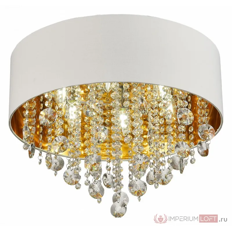 Накладной светильник ST-Luce Lacchia SL1350.502.06 Цвет арматуры хром Цвет плафонов золото от ImperiumLoft
