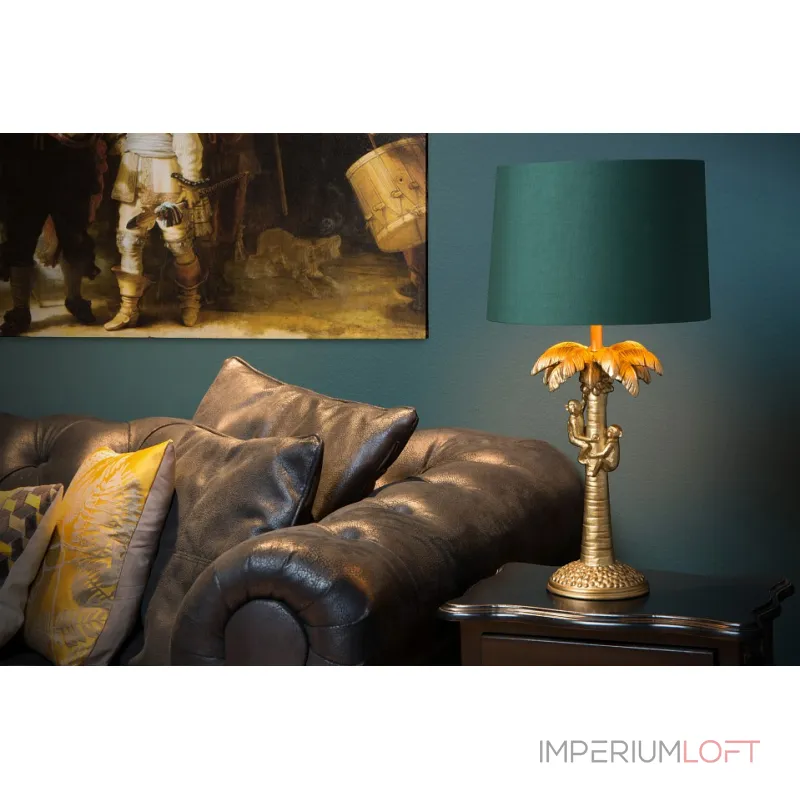 Настольная лампа декоративная Lucide Extravaganza Coconut 10505/81/02 Цвет плафонов зеленый Цвет арматуры золото от ImperiumLoft Настольная лампа декоративная Lucide Extravaganza Coconut 10505/81/02 Цвет плафонов зеленый Цвет арматуры золото от ImperiumLoft