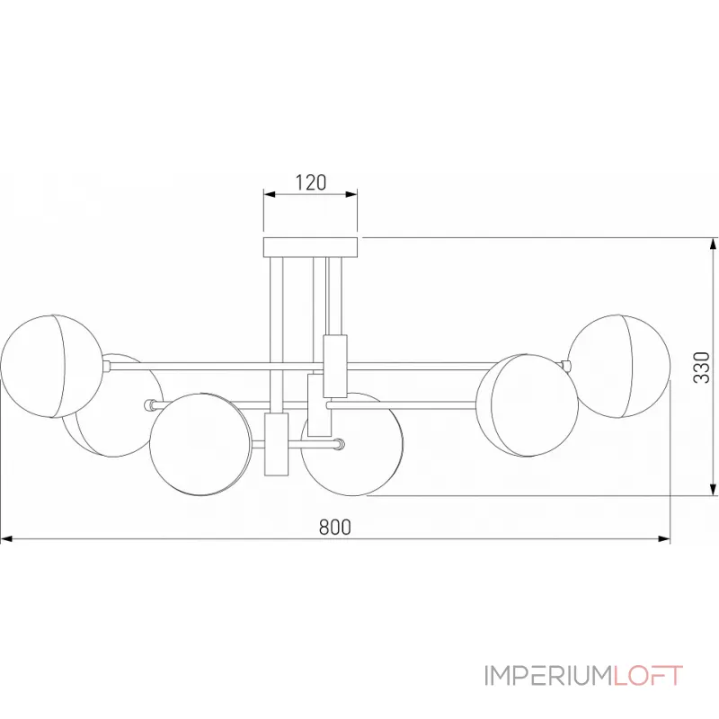 Потолочная люстра 70129/6 Потолочная люстра 70129/6