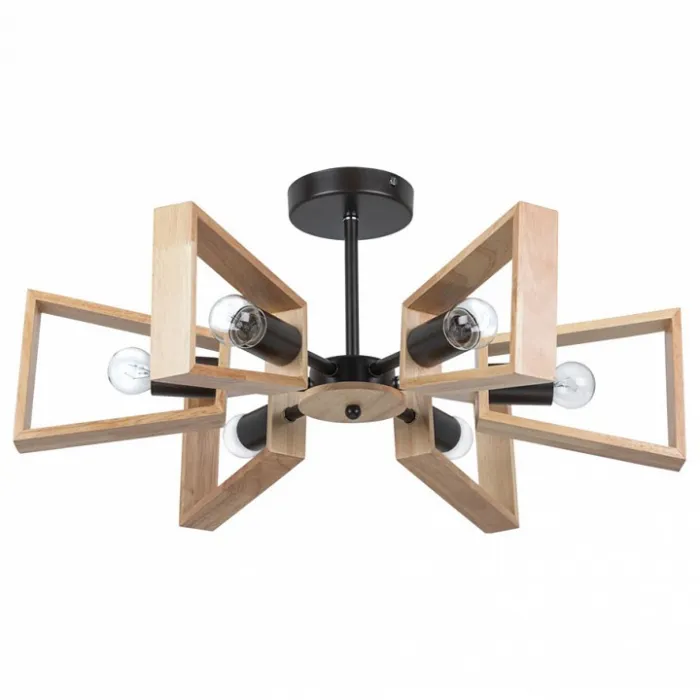 Люстра на штанге Arte Lamp Brussels A8030PL-6BK Цвет арматуры черный от ImperiumLoft