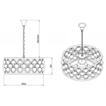 Подвесной светильник Sun Lumen Magic 058-414 Цвет плафонов прозрачный от ImperiumLoft