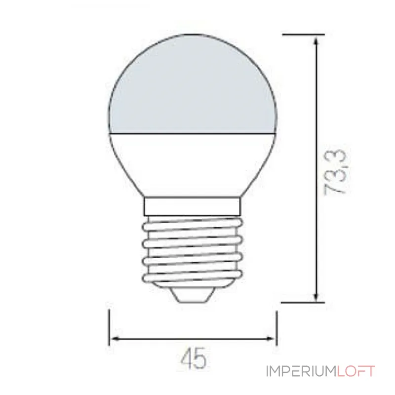Лампа светодиодная Horoz Electric HL4380L E27 4Вт 4200K HRZ00000035