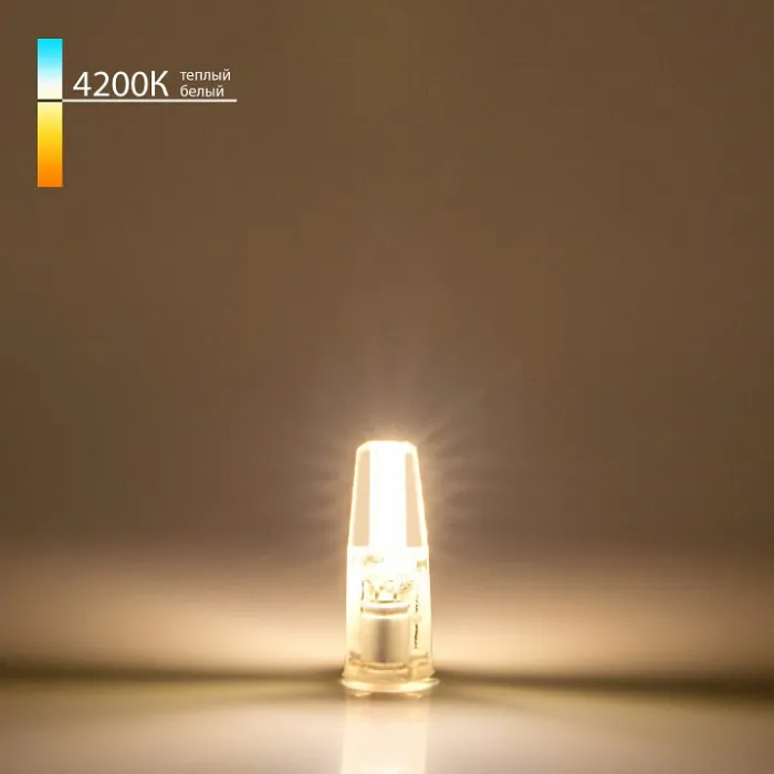 Лампа светодиодная Elektrostandard BLG412 G4 3Вт 4200K a049615 Цвет арматуры никель Цвет плафонов никель от ImperiumLoft