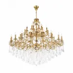 Подвесная люстра Maytoni Monica DIA882-PL-45-G Цвет арматуры золото Цвет плафонов прозрачный от ImperiumLoft