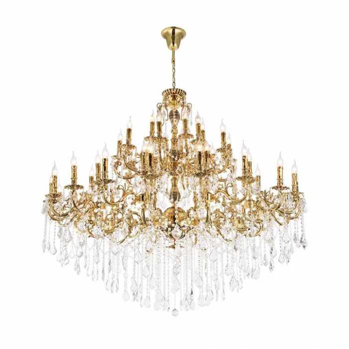 Подвесная люстра Maytoni Monica DIA882-PL-45-G Цвет арматуры золото Цвет плафонов прозрачный от ImperiumLoft