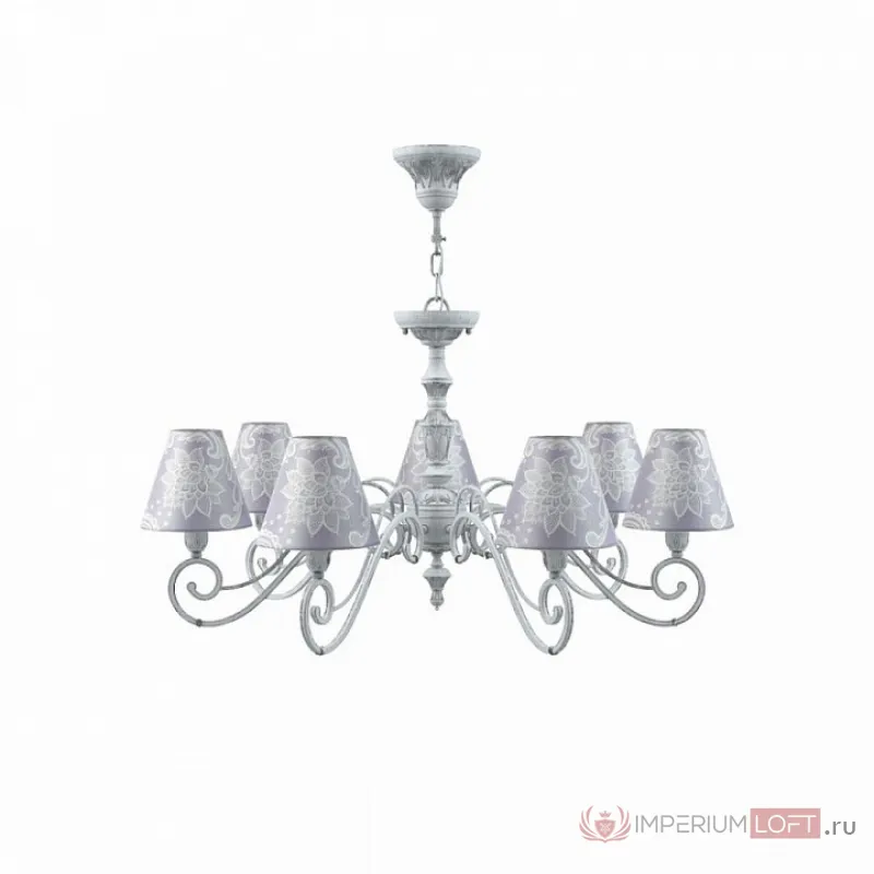 Подвесная люстра Lamp4You Classic 15 E3-07-G-LMP-O-3 Цвет арматуры серый Цвет плафонов фиолетовый от ImperiumLoft