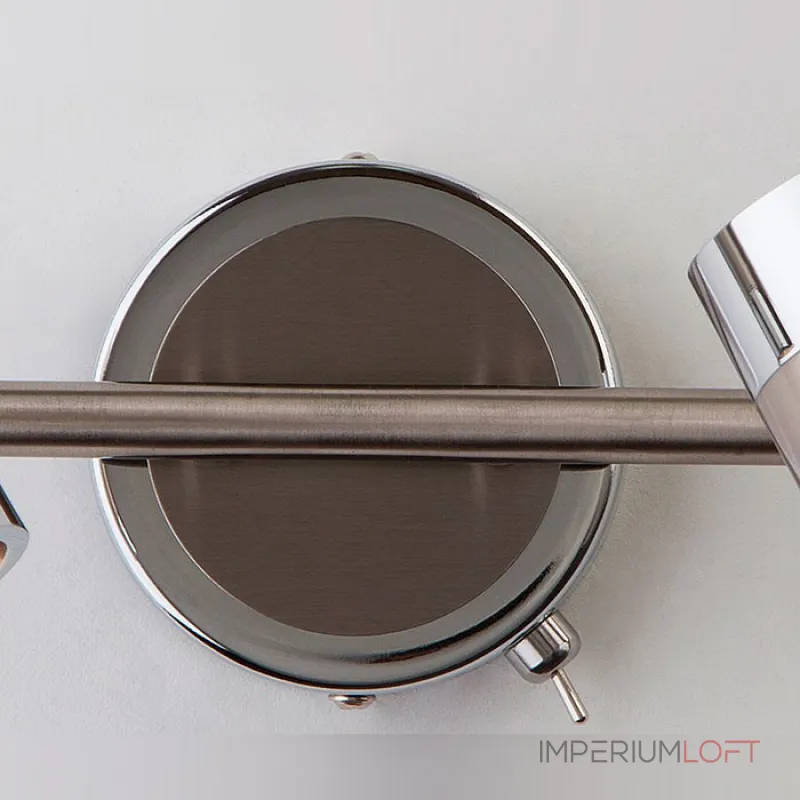 Бра Eurosvet Prime 20058/2 перламутровый сатин Цвет плафонов хром Цвет арматуры хром