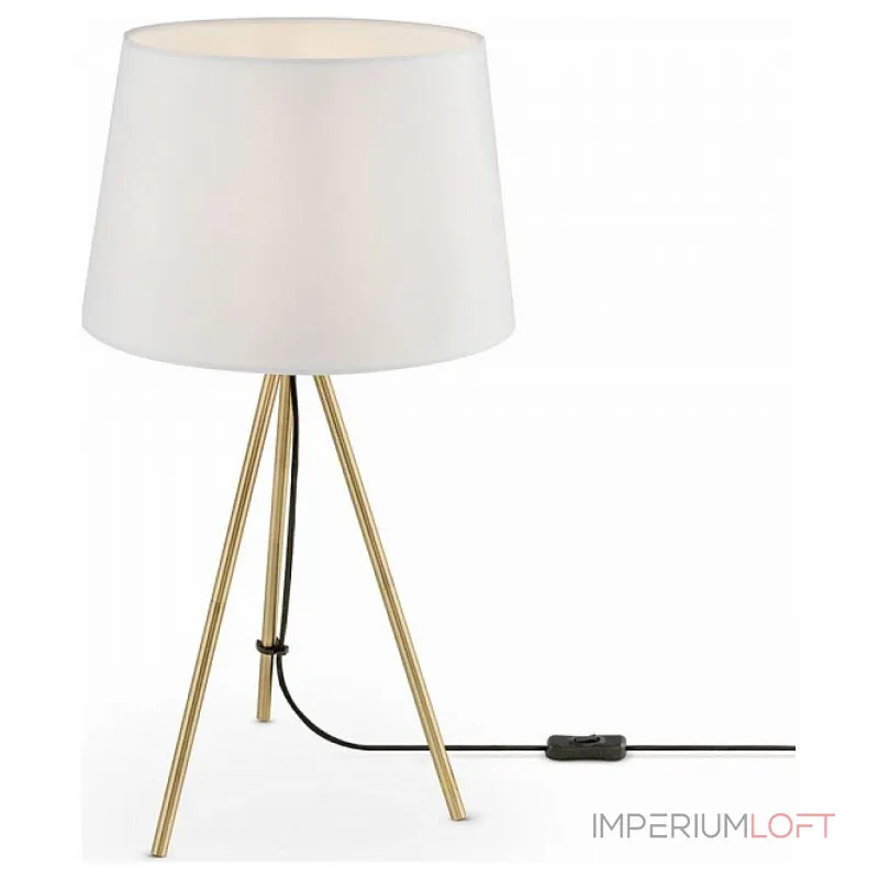 Настольная лампа декоративная Freya Sandy FR5118TL-01BS Цвет плафонов белый Цвет арматуры латунь