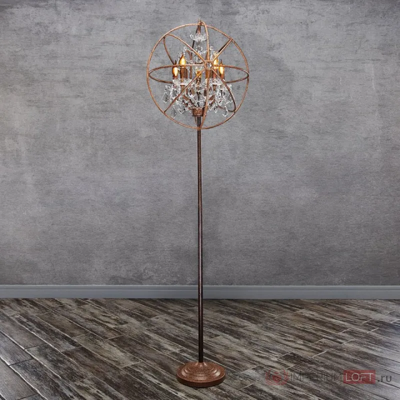Торшер Loft it Foucaults orb crystal LOFT1897FT от ImperiumLoft