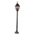 Наземный высокий светильник Arte Lamp Berlin A1016PA-1BN Цвет арматуры золото Цвет плафонов разноцветный