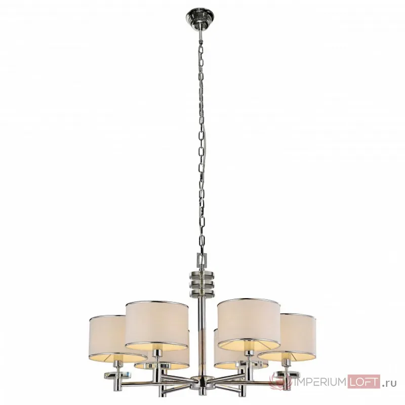 Подвесная люстра Arte Lamp Furore A3990LM-6CC Цвет арматуры хром Цвет плафонов хром от ImperiumLoft