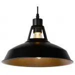 Подвесной светильник Lucide Brassy-bis 43401/31/30 Цвет плафонов черный Цвет арматуры черный от ImperiumLoft