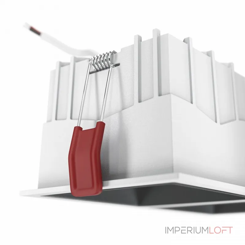 Встраиваемый светильник Maytoni Alfa LED DL043-02-15W3K-D-SQ-WB