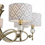 Подвесная люстра Lamp4You Eclectic 3 M2-07-SB-LMP-Y-16 Цвет арматуры бронза Цвет плафонов черно-белый от ImperiumLoft