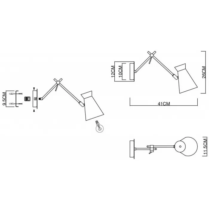 Бра EVOLUCE Alfeo SLE1252-501-01 от ImperiumLoft