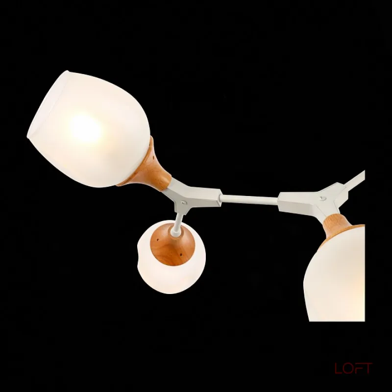 Люстра на штанге EVOLUCE Ciotolla SLE113502-05  Люстра на штанге EVOLUCE Ciotolla SLE113502-05