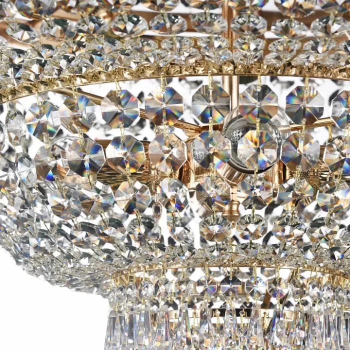 Потолочная люстра Maytoni Palace DIA891-CL-14-G Цвет арматуры золото Цвет плафонов прозрачный от ImperiumLoft