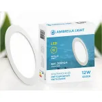 Встраиваемый светильник Ambrella Downlight 300124 Цвет арматуры белый Цвет плафонов белый