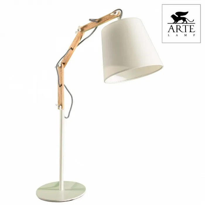 Настольная лампа декоративная Arte Lamp Pinocchio A5700LT-1WH Цвет арматуры белый Цвет плафонов белый от ImperiumLoft