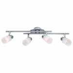 Спот Arte Lamp Cavalletta A4510PL-4SS Цвет арматуры серебро Цвет плафонов белый от ImperiumLoft