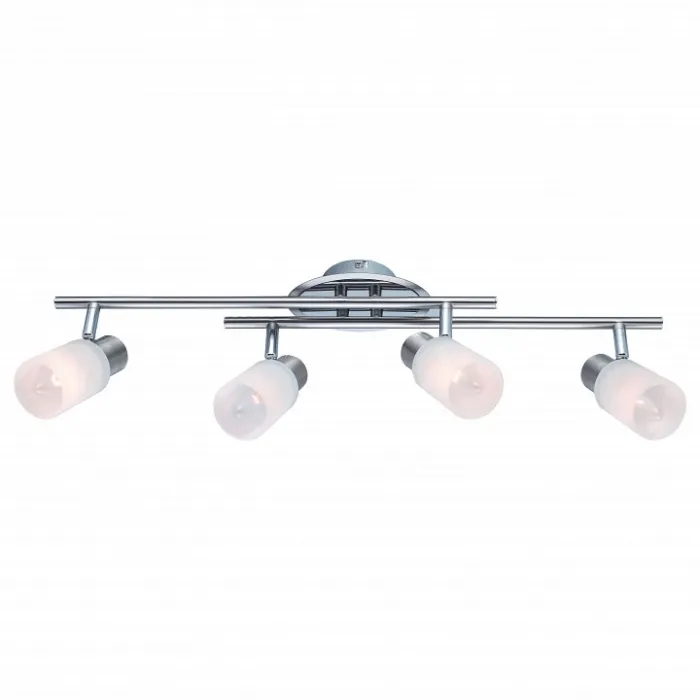 Спот Arte Lamp Cavalletta A4510PL-4SS Цвет арматуры серебро Цвет плафонов белый от ImperiumLoft