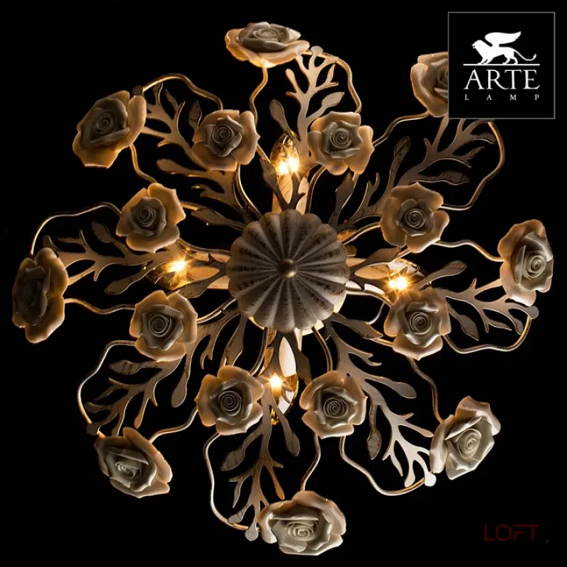 Потолочная люстра Arte Lamp Idillio A6356PL-4WG 