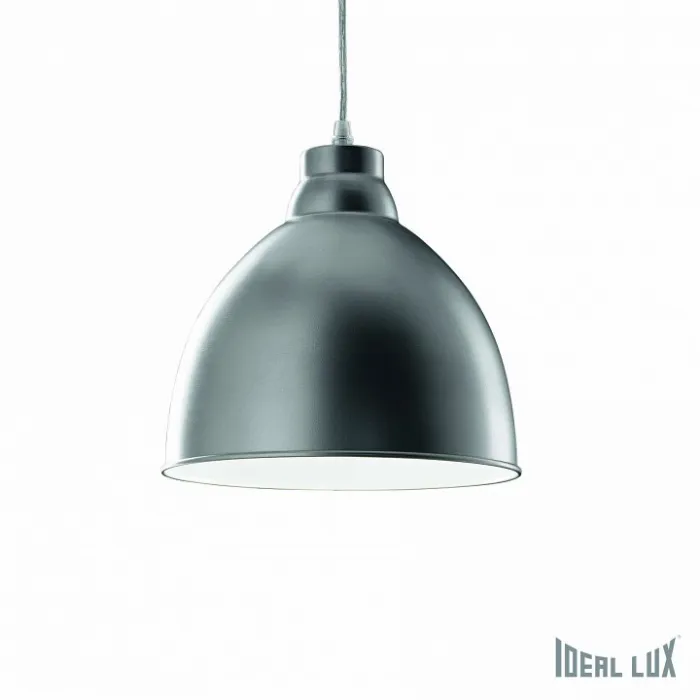 Подвесной светильник Ideal Lux Navy NAVY SP1 ALLUMINIO Цвет арматуры серебро Цвет плафонов серебро от ImperiumLoft