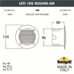 Встраиваемый светильник Fumagalli Leti 2C2.000.000.AYG1L от ImperiumLoft