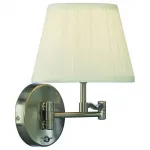 Бра Arte Lamp California A2872AP-1SS Цвет арматуры хром Цвет плафонов кремовый