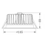 Встраиваемый светильник Deko-Light 565180 Цвет арматуры белый