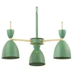 Подвесная люстра Lumion Gemma 3785/3 Цвет арматуры золото Цвет плафонов зеленый от ImperiumLoft
