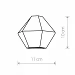 Плафон каменный Nowodvorski Cameleon Geometric C CN 8465 цвет плафонов серый от ImperiumLoft