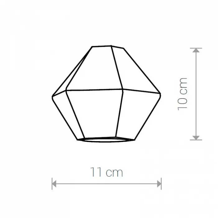 Плафон каменный Nowodvorski Cameleon Geometric C CN 8465 цвет плафонов серый от ImperiumLoft
