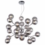 Подвесная люстра Maytoni Dallas MOD545PL-24CH Цвет арматуры хром Цвет плафонов серый от ImperiumLoft