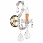 Бра Dio D’Arte Galliano Galliano E 2.1.1.200 G Цвет плафонов прозрачный Цвет арматуры золото