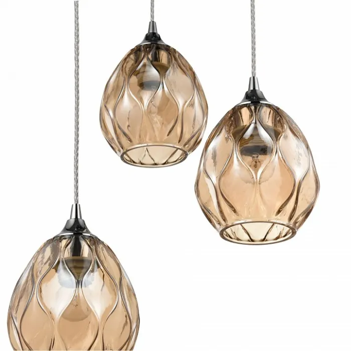 Подвесной светильник Vele Luce Elision VL5593P13 Цвет арматуры Серый Цвет плафонов Желтый от ImperiumLoft