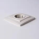 Розетка с заземлением без рамки Werkel Слоновая кость W1171003