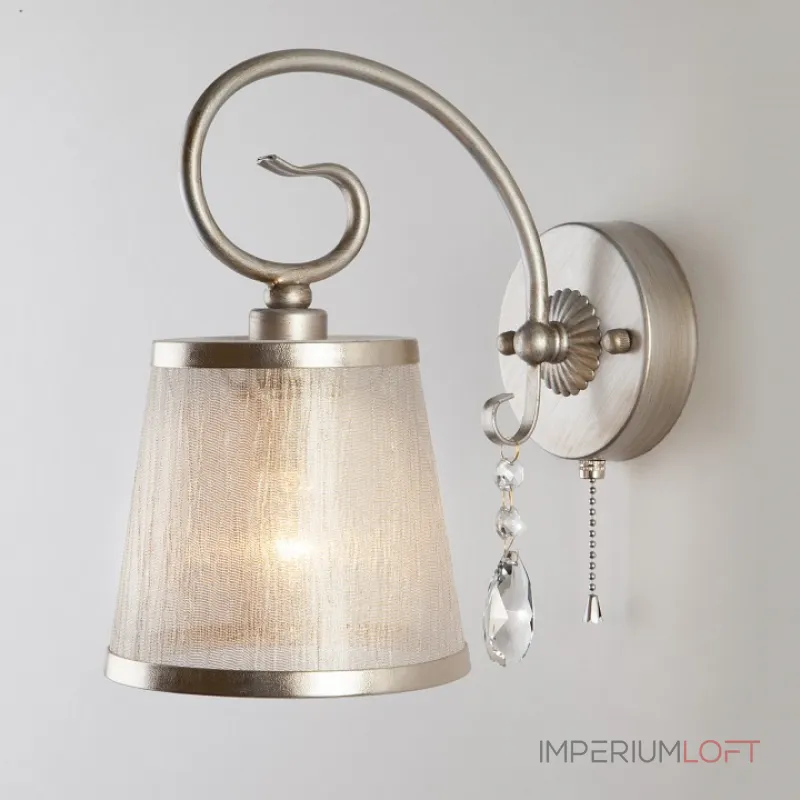 Бра Eurosvet 60065 60065/1 серебро Цвет плафонов серый Цвет арматуры серебро от ImperiumLoft Бра Eurosvet 60065 60065/1 серебро Цвет плафонов серый Цвет арматуры серебро от ImperiumLoft