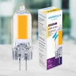 Лампа светодиодная Ambrella Filament G4 2.5Вт 3000K 204501 Цвет арматуры черный Цвет плафонов черный от ImperiumLoft