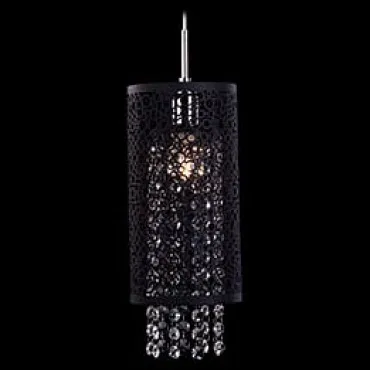 Подвесной светильник Eurosvet 1180 1180/1 хром Цвет арматуры хром Цвет плафонов черный от ImperiumLoft