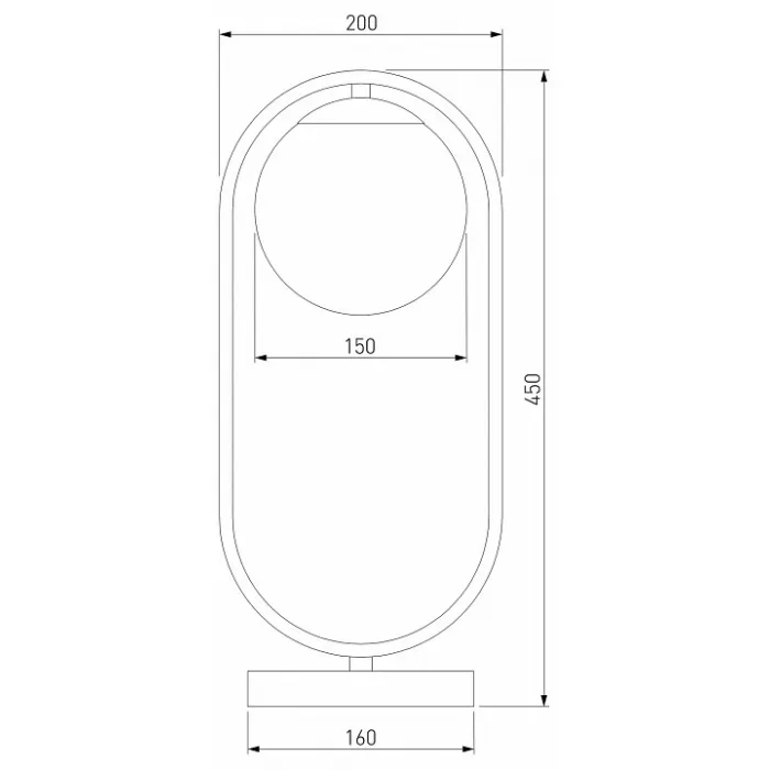 Настольная лампа декоративная Eurosvet Ringo 01138/1 золото от ImperiumLoft