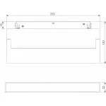 Трековый светильник Elektrostandard Slim Magnetic 85082/01