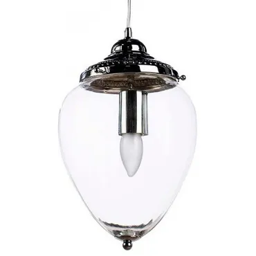 Подвесной светильник Arte Lamp Rimini 1 A1091SP-1CC Цвет арматуры хром Цвет плафонов прозрачный от ImperiumLoft