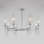 Люстра на штанге Eurosvet Prism 60143/8 хром от ImperiumLoft